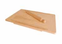 102/1 - Asse da pasta in legno massiccio completo di mattarello